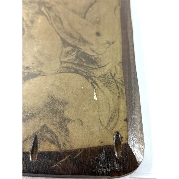 1963 Rubens “Study of a Young Man” F.A.P. Antiquity Collection Wood Plaque - Picture 7 of 7